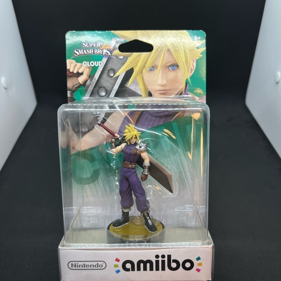 Nintendo Other - Nintendo Amiibo Cloud Strife Super Smash Bros. New & Sealed